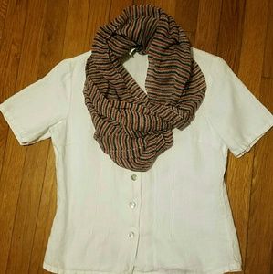Francesca's lightweight spring circle scarf